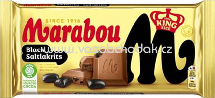 Marabou Black Saltlakrits, 220g