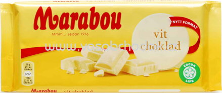 Marabou Vit Choklad, 180g