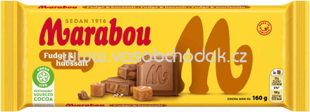 Marabou Fudge & Havssalt, 160g