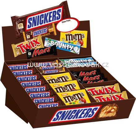 Mars Chocolate, 72 St Topseller-Box, 4078g