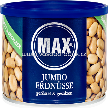 MAX Jumbo Erdnüsse geröstet & gesalzen, 6x300g
