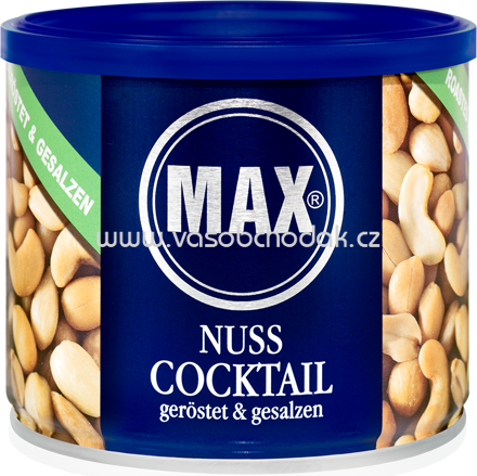 MAX Nuss Cocktail geröstet & gesalzen, 6x250g
