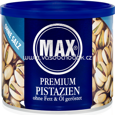 MAX Premium Pistazie ohne Fett & Öl geröstet, 225g