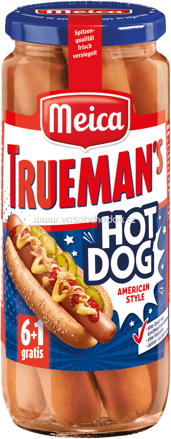 Meica Trueman's American Style Hot Dog, 7 St, 350g