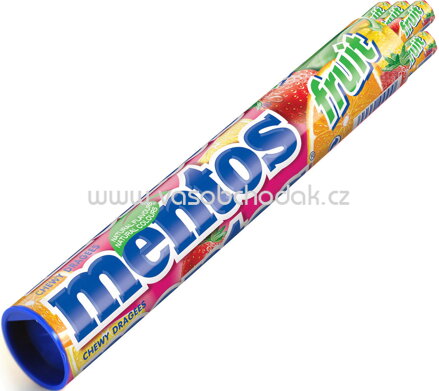 Mentos Jumbo Rolle Fruit, 8x37g, 296g