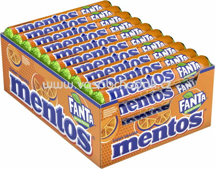 Mentos Fanta Orange, 40 St, 1500g
