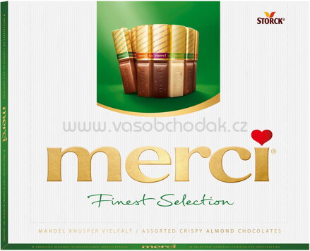 Merci Finest Selection Mandel Knusper Vielfalt, 250g