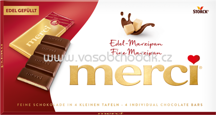 Merci Tafelschokolade Edel-Marzipan, 100g