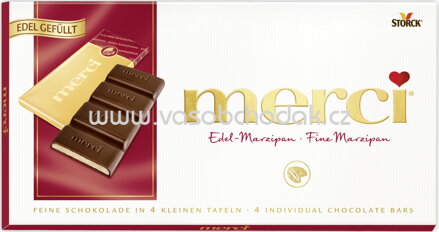 Merci Tafelschokolade Edel-Marzipan, 100g