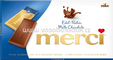 Merci Tafelschokolade Edel-Rahm, 100g