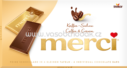 Merci Tafelschokolade Kaffee-Sahne, 100g