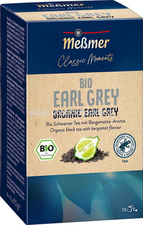 Meßmer Gastro Classic Moments Bio Earl Grey, 18 Beutel