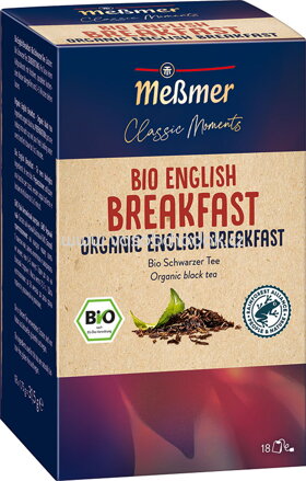 Meßmer Gastro Classic Moments Bio English Breakfast, 18 Beutel