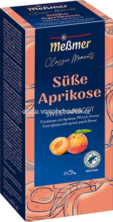Meßmer Gastro Classic Moments Süße Aprikose, 25 Beutel
