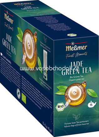 Meßmer Gastro Finest Moments Kännchen Jade Green Tea, 15 Beutel