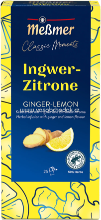 Meßmer Gastro Classic Moments Ingwer-Zitrone, 25 Beutel