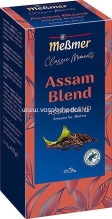 Meßmer Gastro Classic Moments Schwarzer Tee Assam Blend, 25 Beutel