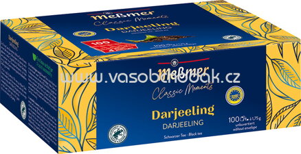 Meßmer Gastro Classic Moments Schwarzer Tee Darjeeling, 100 Beutel