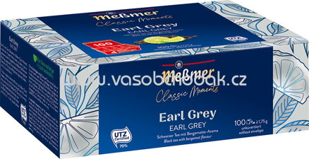 Meßmer Gastro Classic Moments Schwarzer Tee Earl Grey, 100 Beutel