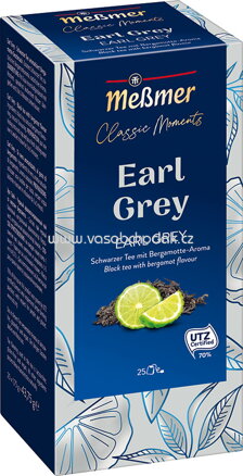 Meßmer Gastro Classic Moments Schwarzer Tee Earl Grey, 25 Beutel