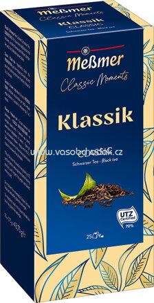 Meßmer Gastro Classic Moments Schwarzer Tee Klassik, 25 Beutel