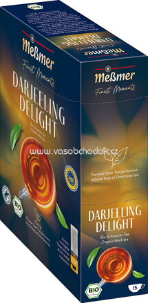 Meßmer Gastro Finest Moments Tassenportion Darjeeling Delight, 15 Beutel