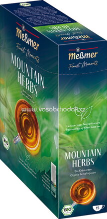 Meßmer Gastro Finest Moments Tassenportion Mountain Herbs, 15 Beutel