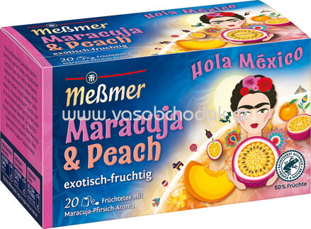 Meßmer Ländertee Hola Mexico Maracuja & Peach, 20 Beutel