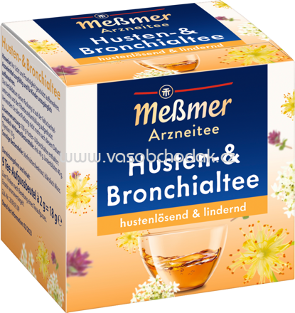 Meßmer Arzneitee Husten & Bronchialtee, 9 Beutel