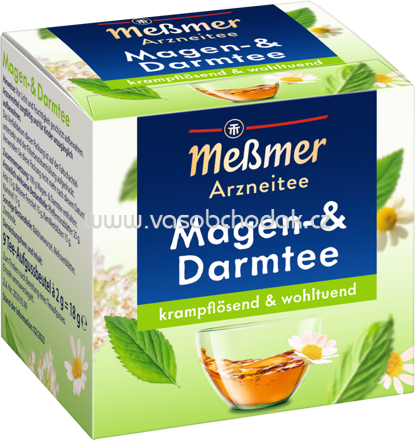 Meßmer Arzneitee Magen & Darmtee, 9 Beutel