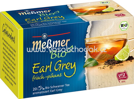 Meßmer Bio Earl Grey frisch-pikant, 20 Beutel