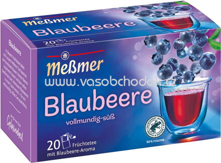 Meßmer Früchtetee Blaubeere, 20 Beutel