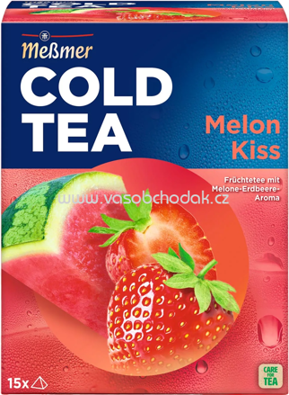 Meßmer Cold Tea Früchtetee Melon Kiss, 15 Beutel