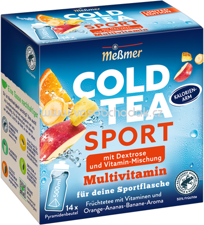 Meßmer Cold Tea Sport Multivitamin, 14 Beutel