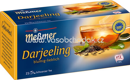 Meßmer Schwarzer Tee Darjeeling, 25 Beutel