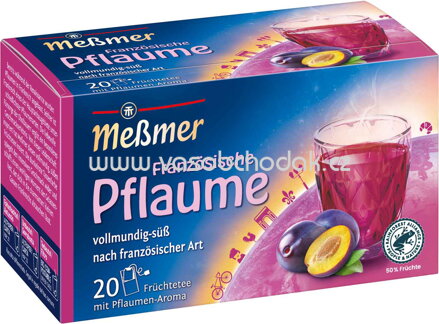 Meßmer Ländertee Französische Pflaume, 20 Beutel