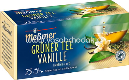 Meßmer Grüner Tee Vanille, 25 Beutel