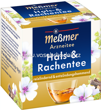 Meßmer Arzneitee Hals & Rachentee, 9 Beutel