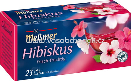 Meßmer Früchtetee Hibiskus, 23 Beutel