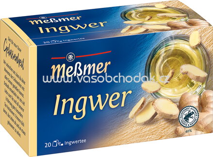 Meßmer Kräutertee Ingwer, 20 Beutel