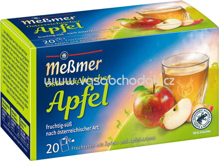 Meßmer Ländertee Österreichischer Apfel, 20 Beutel