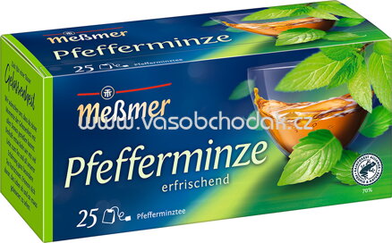 Meßmer Kräutertee Pfefferminze, 25 Beutel