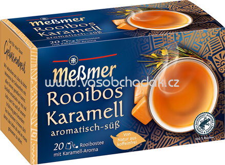 Meßmer Rooibostee Rooibos Karamell, 20 Beutel