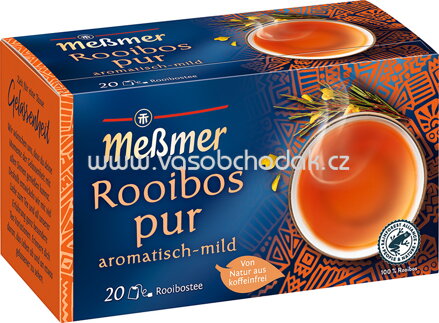 Meßmer Rooibostee Rooibos Pur, 20 Beutel