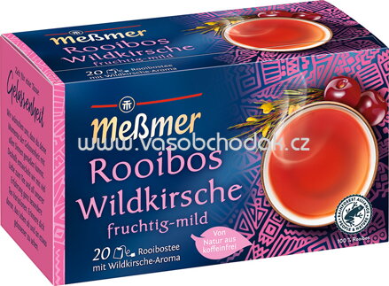 Meßmer Rooibostee Rooibos Wildkirsche, 20 Beutel