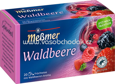 Meßmer Früchtetee Waldbeere, 20 Beutel