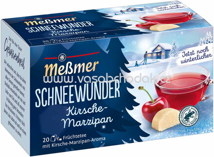 Meßmer Schneewunder Kirsche-Marzipan, 20 Beutel