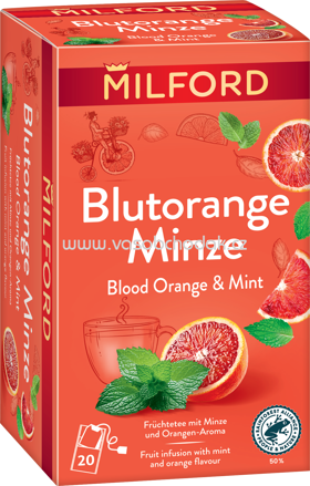 Milford Blutorange Minze, 20 Beutel