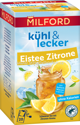 Milford Kühl & Lecker Eistee Zitrone, 20 Beutel