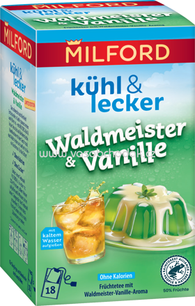 Milford Kühl & Lecker Waldmeister & Vanille, 18 Beutel